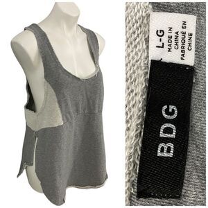 BDG Top Womens Large Sweatshirt Tank Gym Cross Training Fitness Weightlifting